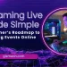 liove events streaming guide by gizmeon